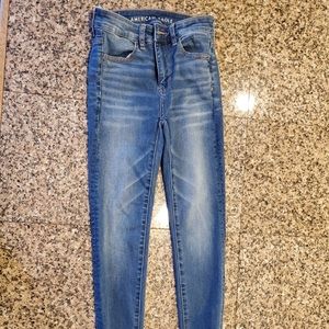American Eagle  level stretch high rise jegging